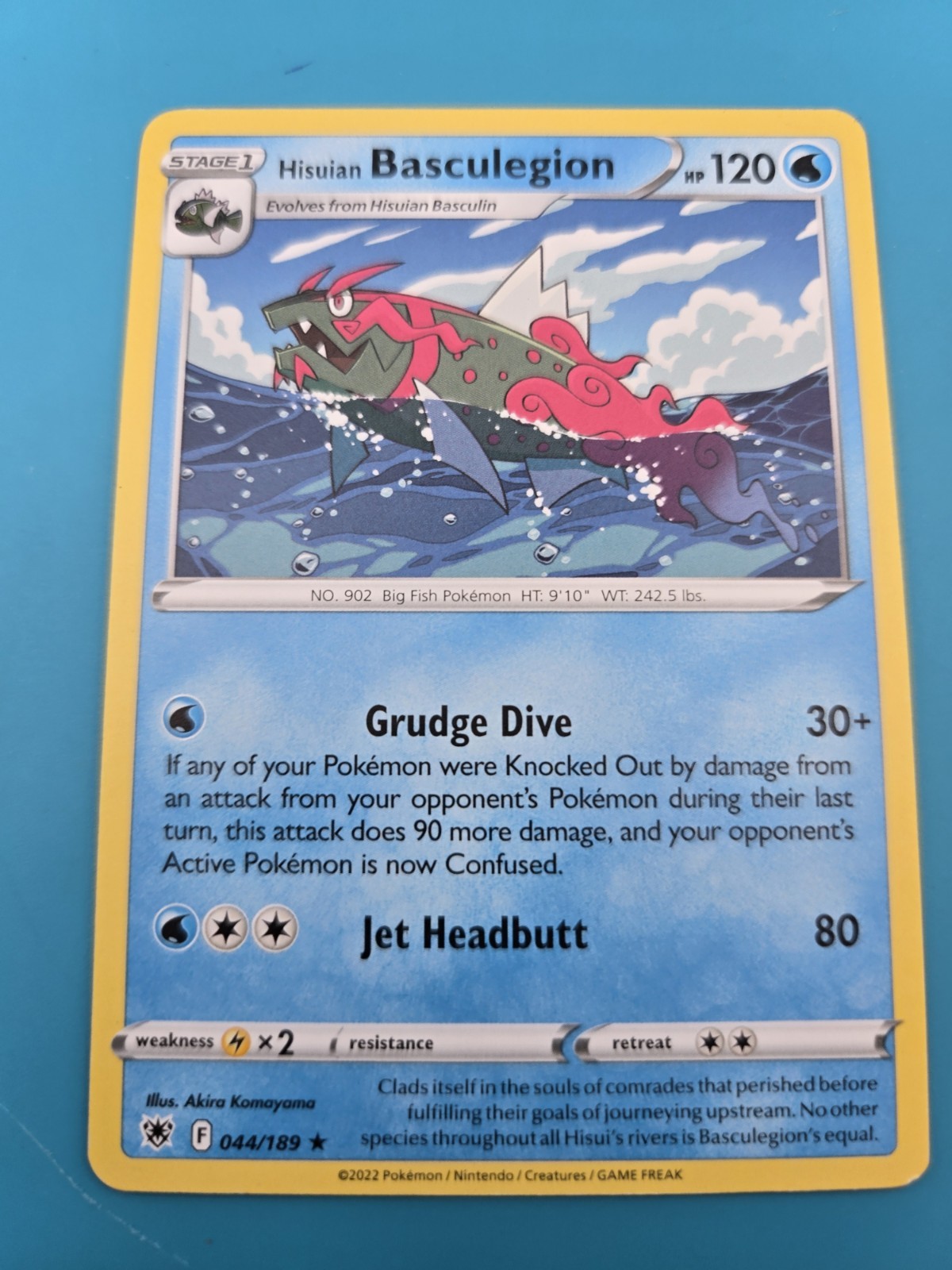 Hisuian Basculegion 044/189 Non-Holo Pokemon card NM