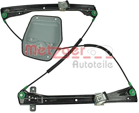Fensterheber Vorne Links Metzger 2160309 FÜR VW Scheibenheber Fenstermechanismus-image