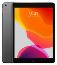 Apple iPad 7th Gen A2200 WiFi  Cellular Unlocked 32GB Space Gray Excellent 