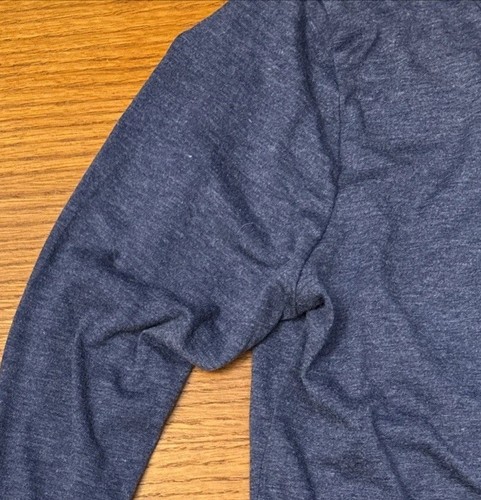 Top azul de manga larga para mujer de moda talla S - Imagen 7 de 8