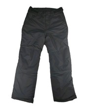 All In Motion Snow Pants Small Black Wind Water Resistant Extendable Legs Youth