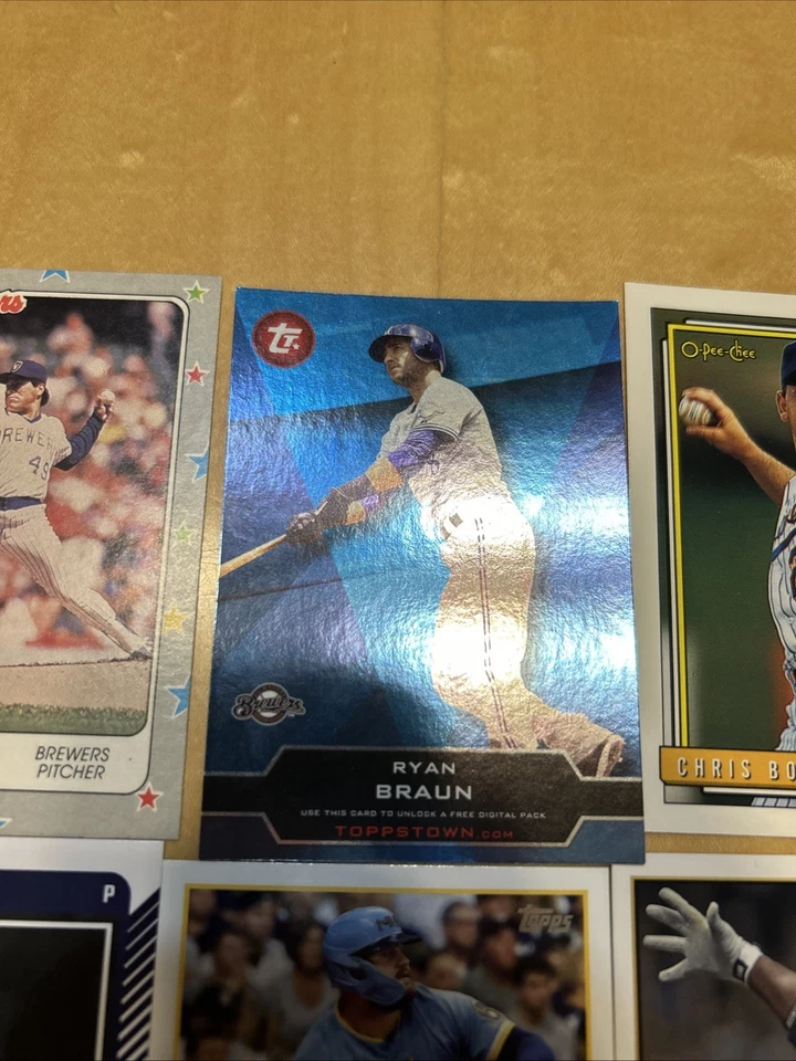 Milwaukee Brewers棒球卡收藏(10张卡) — 第 3/4 张图片