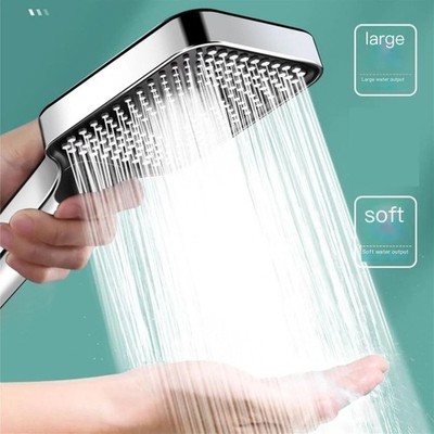 Duschkopf Hochdruck Handbrause Duschbrause Wassersparend mit 1.5m Schlauch 3Modi