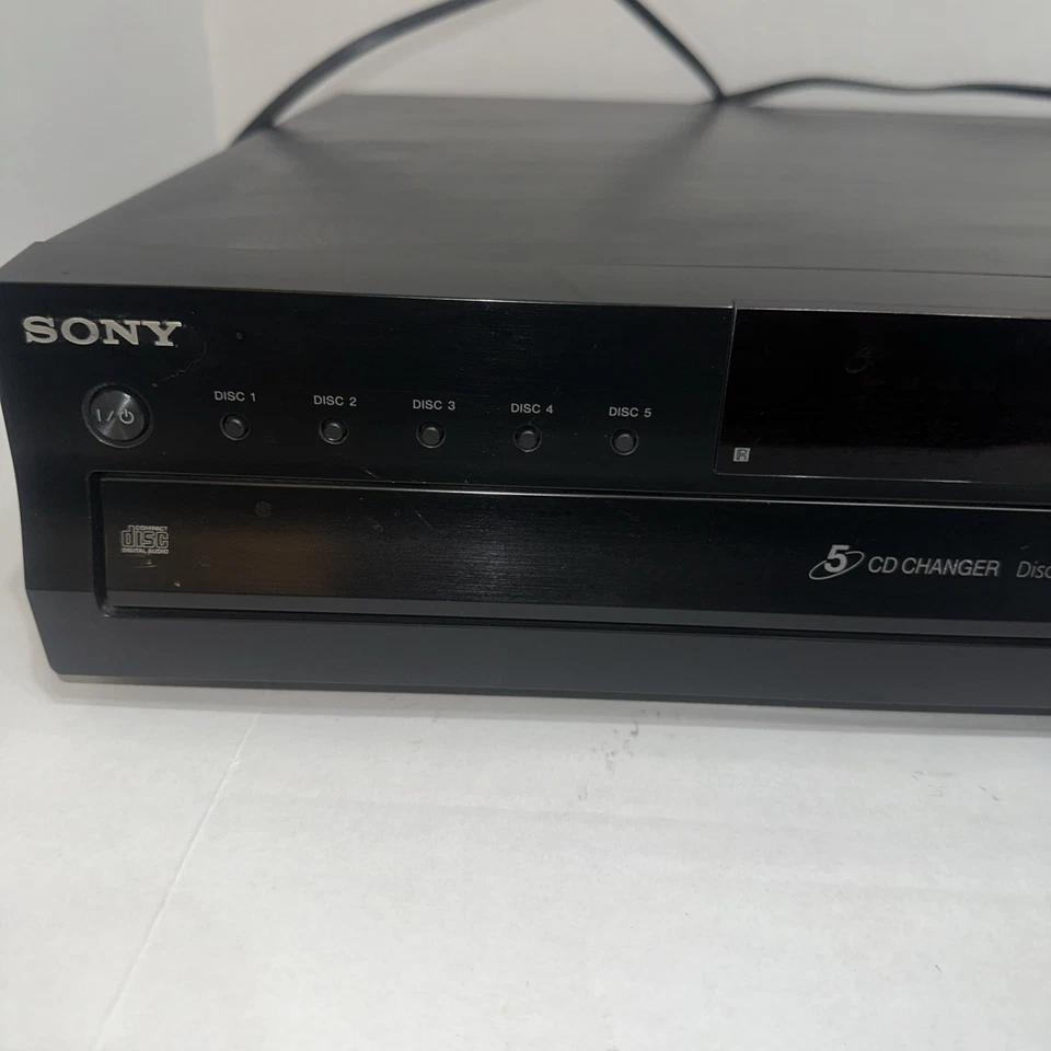 Sony CDP-CE500 5 Disc CD Changer Carousel Player USB Front Recorder NO REMOTE - Image 2 of 4