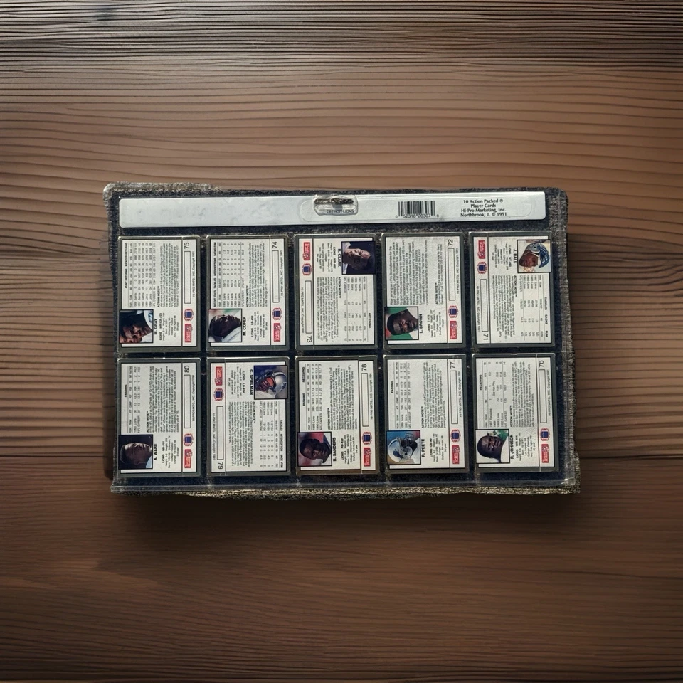 1991 - Detroit Lions - lleno de acción - conjunto de equipo - Barry Sanders Foto 2 de 2