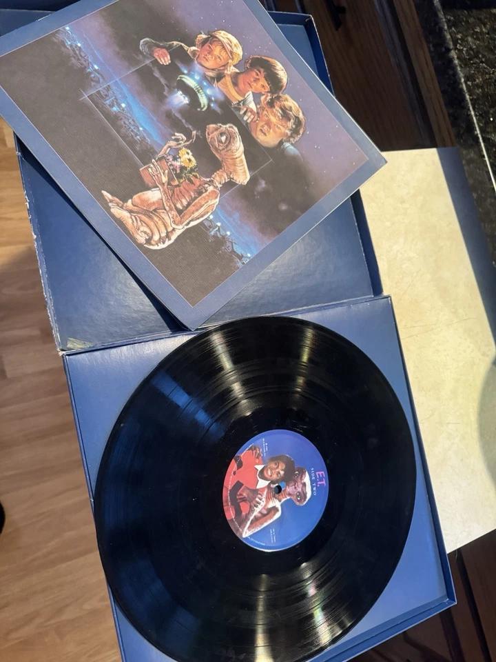 Vtg Michael Jackson / John Williams E.T. The Extra-Terrestrial Record With Book Foto 2 de 4