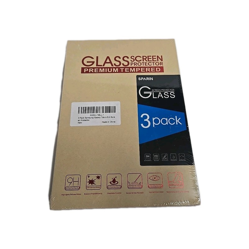 3-Pack Tempered Glass Screen Protector for Samsung Galaxy A8.4