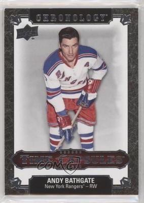 2018 Upper Deck Chronology Time Capsules Black Ripped 5/10 Andy Bathgate HOF y8p