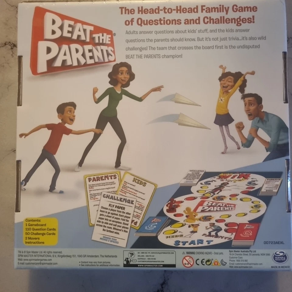 Beat The Parents Kids Vs Grownups Trivia Challenge 2nd Ed - New And Sealed - Image 2 of 4