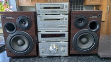 Technics SE HD501 mini stereo system CD TAPE Tuner, speakers, Missing Remote