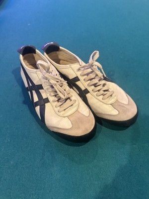 vintage 1998 Asics Onitsuka Tiger Birch / Navy Size 10