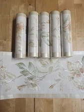 5x ROLLS SEALED BOTANICAL Wallpaper !! BORDER !! Brewster Wallcovering U.K.