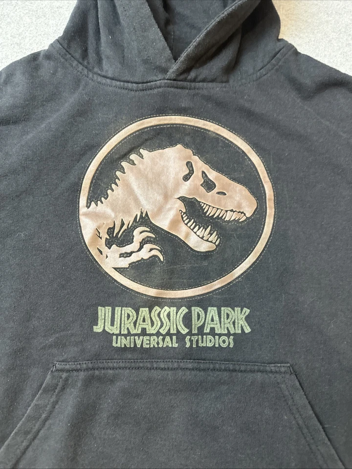 Толстовка с капюшоном Universal Studios детская Jurassic Park черная для мальчиков размер L 2015 - Изображение 3 из 4