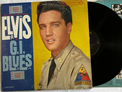 Elvis Presley - G.I. Blues - 1960 LP - RCA Victor LPM 2256 Nipper + Inner VG