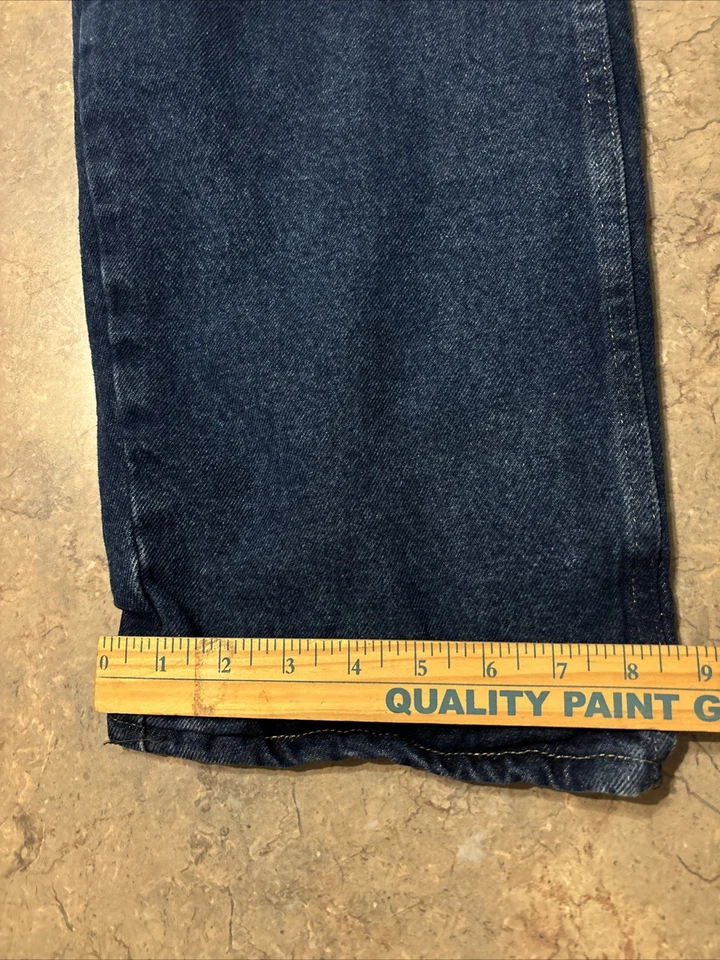 Cabela’s Mens 44X32 Lined Jeans Heavyweight Blue Denim - Image 3 of 4