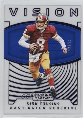 2016 Panini Clear Vision Vision Blue 52/99 Kirk Cousins #3 2b2