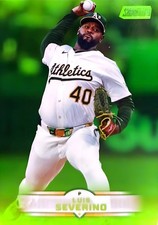 2025 Topps Stadium Club - Luis Severino #49 Lime Green Foil