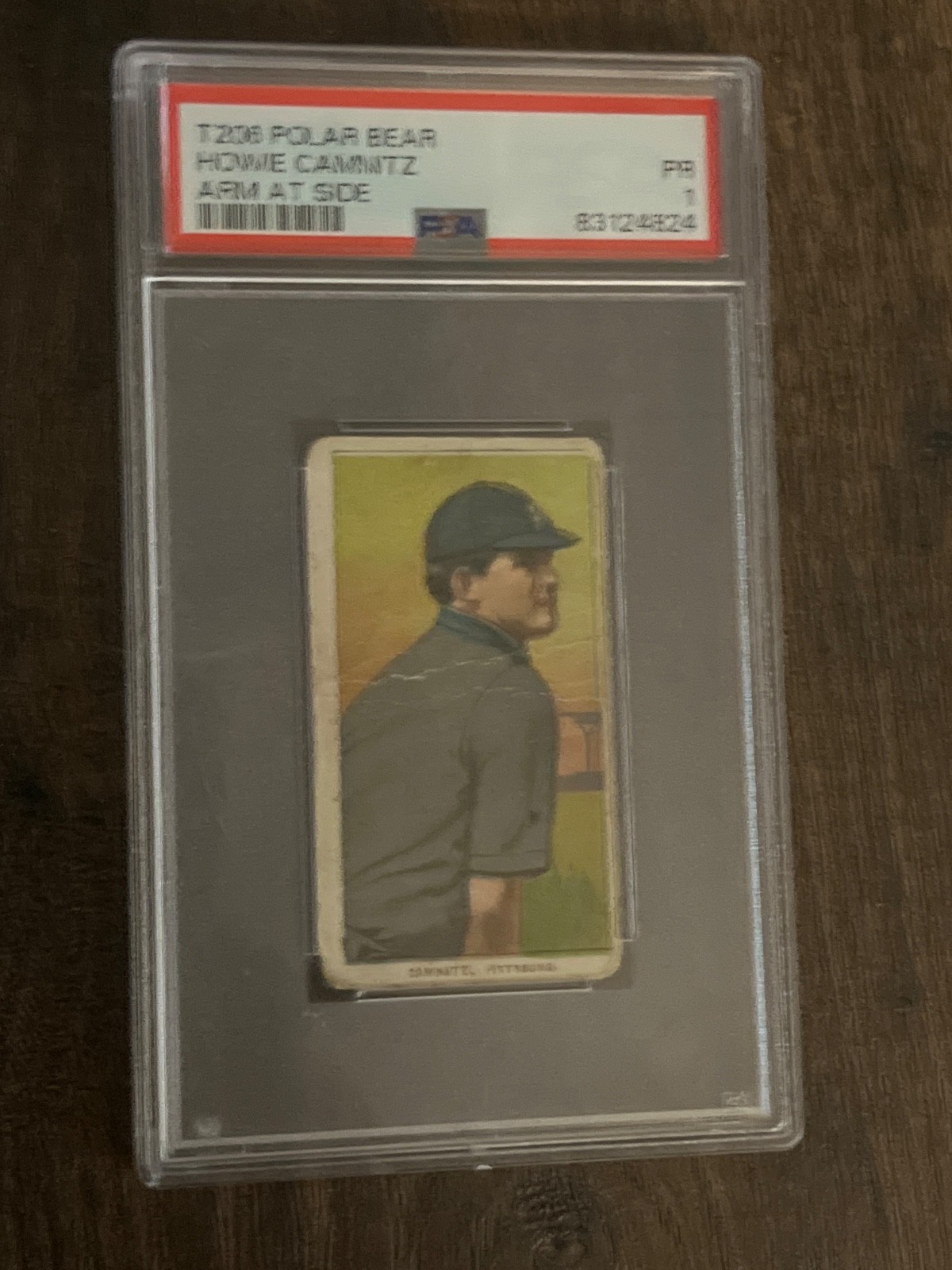 1911 Polar Bear Cigarettes T206 Howie Camnitz Arm At Side PSA1 Poor 4675