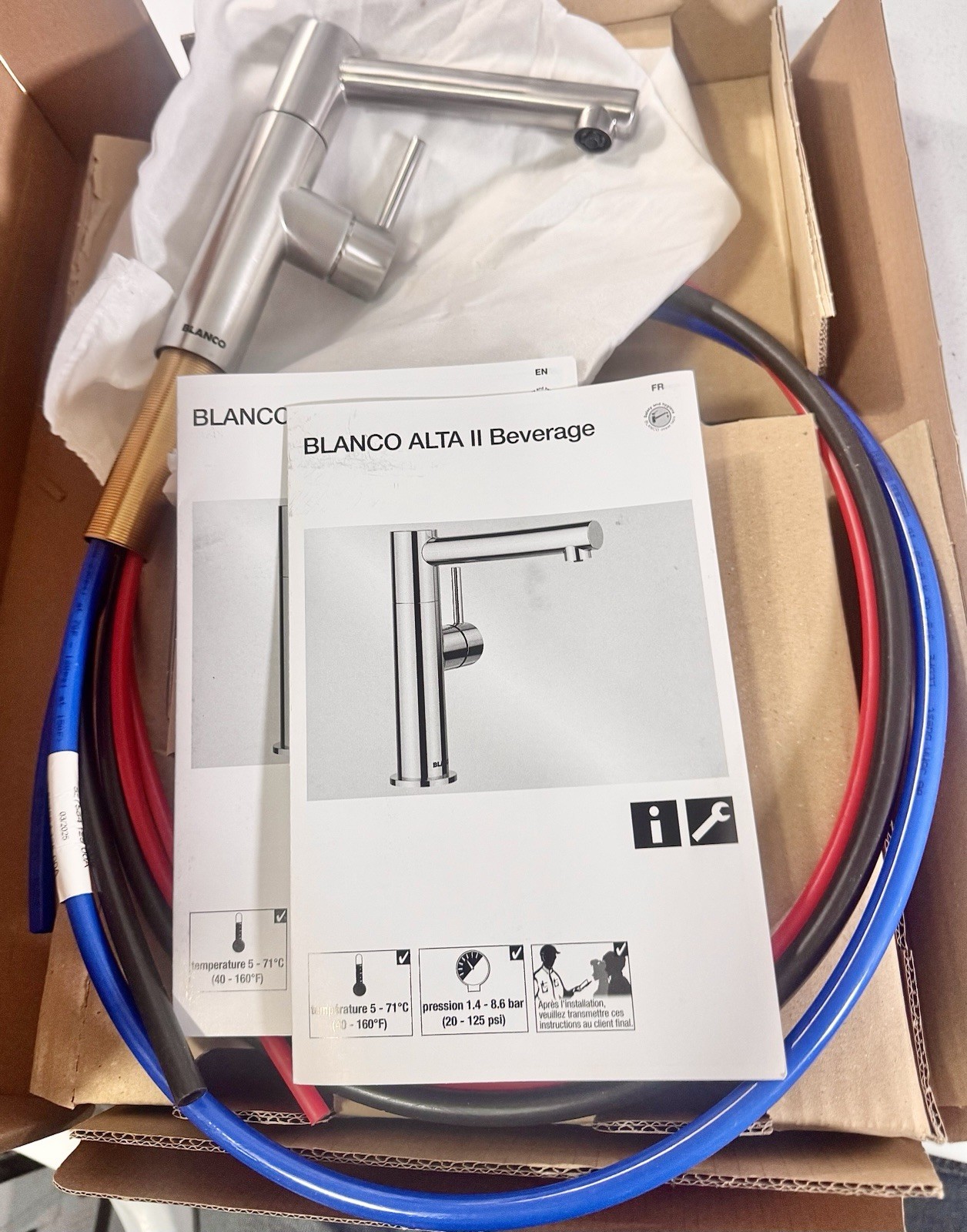 Blanco 527564 Alta II Low Arc Beverage Faucet - RO Compatibl