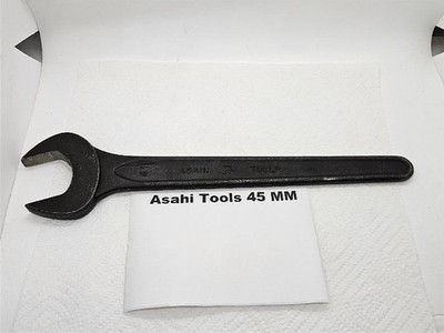 Asahi Tools Open End Machine Wrench Metric 45 MM Forged Steel SN42
