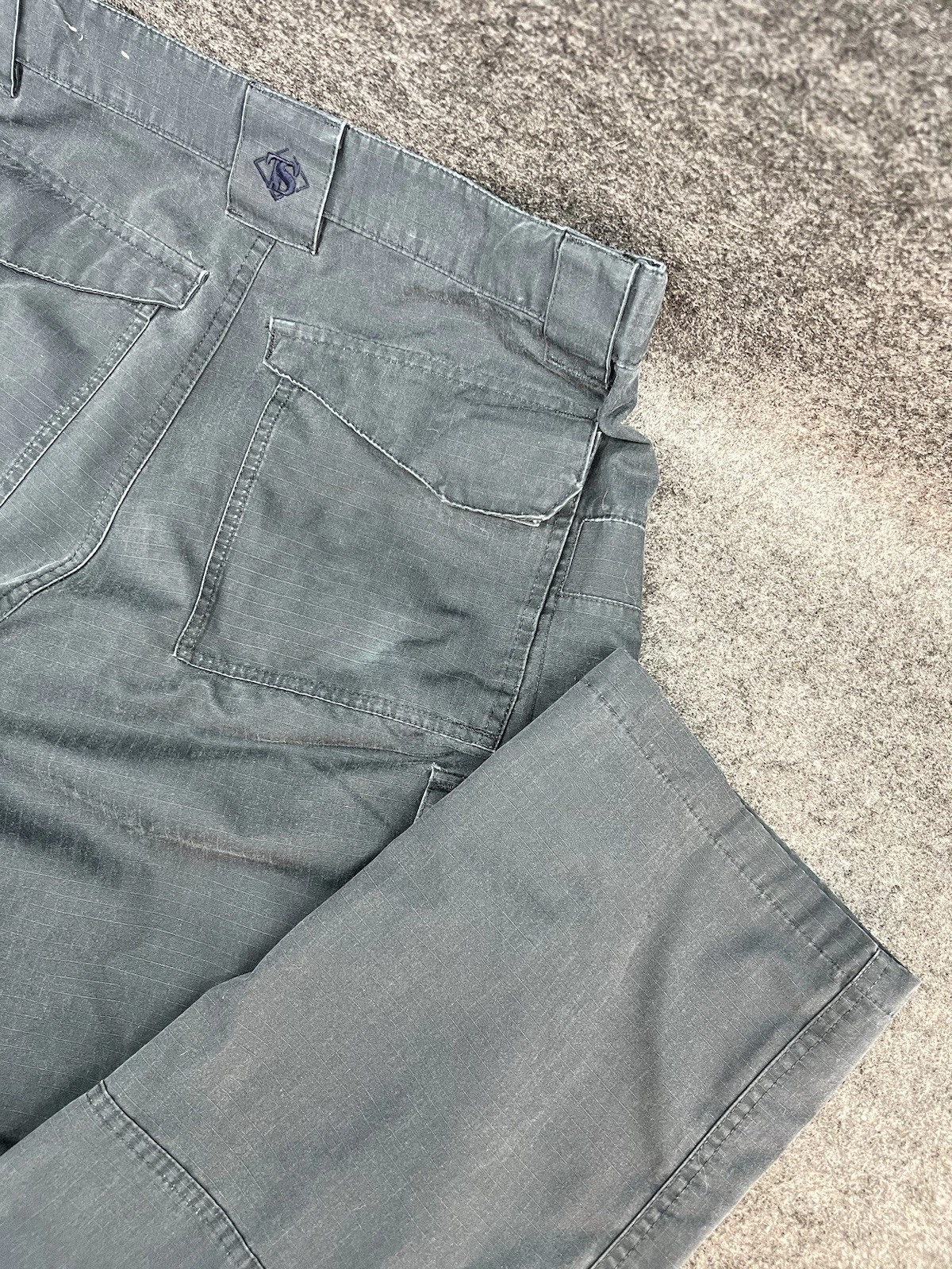 TRU SPEC MENS TACTICAL RIPSTOP CARGO PANTS 32 X 32 BLACK