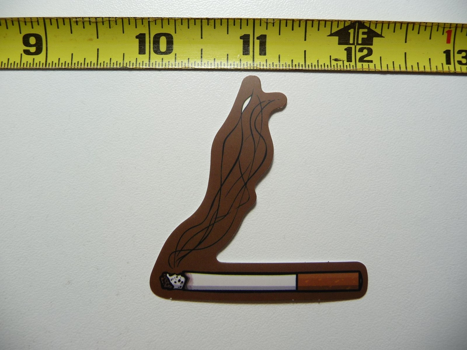 Burning Cigarette Sticker Decal for Western Country Theme