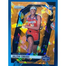 Aaliyah Edwards Orange Ice 2024 Panini Prizm WNBA Rookie #142 (RC) Nm-Mt