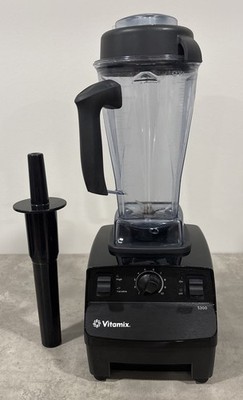 Vitamix 5200 VM0103 Blender Black 64oz 10 Speed Tested Working With Lid / Tamper