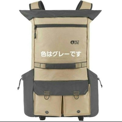 Picture Organic Backpack Grounds 18 Grau Neu mit Etikett aus Japan