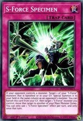 S-Force Specimen BLVO-EN071 1st Edition Common Yu-Gi-Oh! Blazing Vortex