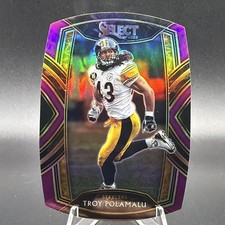 Panini 2020 Select Prizm Club Level Troy Polamalu #228 Steelers NFL Football