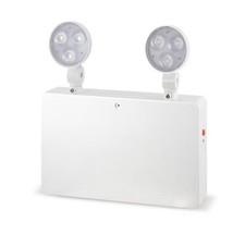JCC 5W 2 x 2.5W LED emergency twin spot non-maintained IP20 6000k light