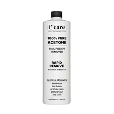 100% Pure Acetone Nail Polish Remover | Professional Quality | Easy to Use | Rap