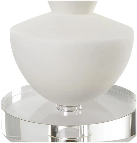 Uttermost 18101 Lido Rice Stone Table Pillar Candle Holder - Set - Off White - Picture 3 of 4