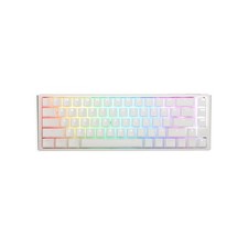 Ducky One 3 White 65 Mechanical Keyboard: Quack Mechanics Dampening, Hot-Swa...