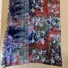 Oversized Wrap Scarf Sarong Beach Cover Up Picture Shown Is Folded Boho Hippie