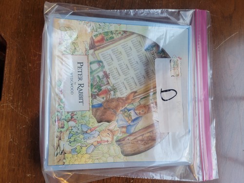 Wedgwood Peter Rabbit Kalenderteller 2001 originalverpackt Made in United Kingdom - Bild 10 von 11