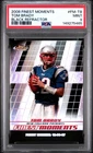 2008 TOPPS FINEST MOMENTS BLACK REFRACTOR #FM-TB TOM BRADY 58/99 PSA 9