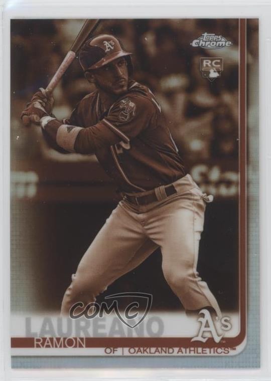 2019 Topps Chrome Sepia Refractor Ramon Laureano #178 12g7