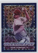2021 Panini Chronicles Overdrive Blue Velocity Prizm Dane Dunning #16 1i3m