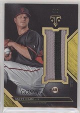 2016 Topps Triple Threads Unity Single Jumbo Relics Gold 4/9 Matt Cain 0b0