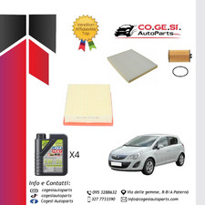 KIT TAGLIANDO OPEL CORSA D 1.0 1.2 1.4 BENZINA O GPL 06  4L LIQUI MOLY 5W30