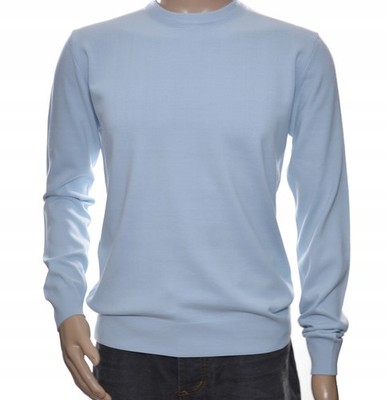 Herren Pullover aus Kaschmir und Merinowolle merino XXL 2XL blau 181