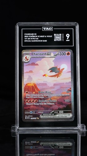 2023 Pokemon Charizard Ex SV 151 SIR #199/165 TAG MINT 9