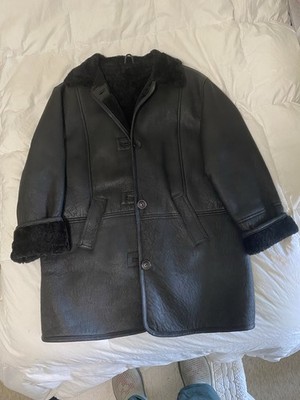 100% Black Sheep Skin Coat, Fabiani, Echleder Unisex