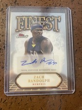 2025 Topps Finest Basketball Finest Autographs Zach Randolph Grizzlies