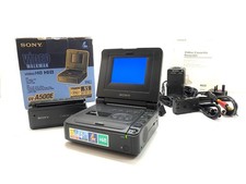 Lettore Walkman Video Analogico Portatile Sony GV-A500E PAL Hi8 Nastro SET COMPLETO IN SCATOLA