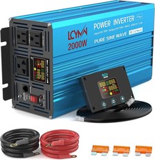 2000 Watt Inverter Pure Sine Wave DC 12V to 110V AC