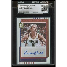 2025 Donruss WNBA #SS-LH Lexie Hull Signature Series Holo Laser Indiana Fever