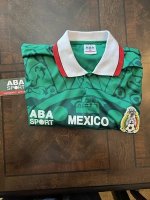 ABA SPORT Mexico 1998 MANS Jersey XL RETRO France REPLICA New